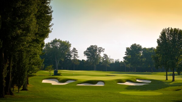 Aronimink Course Aerial