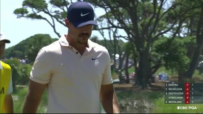 Koepka makes birdie on No. 1 to leap past Phil