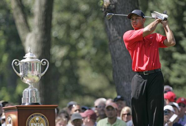 Tiger Woods at the PGA Championship