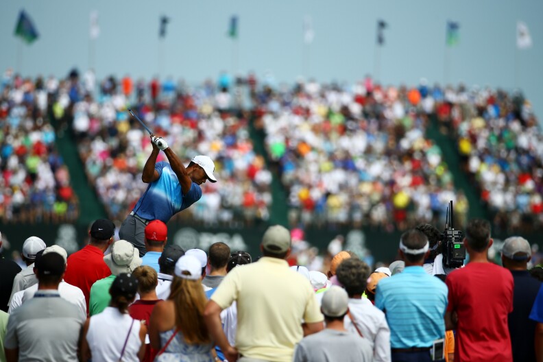 Tiger Woods at the PGA Championship