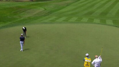 Keegan Bradley: Long putt on 13