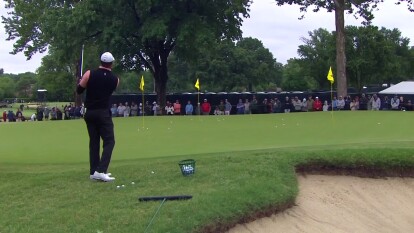 Tiger Woods Pre-Round Warmup