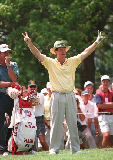 Fashion from the 90s at the PGA Championship