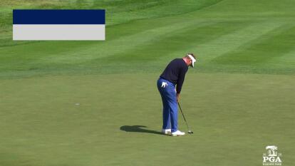 Ian Poulter made 4 birdies in 5 holes on the front side