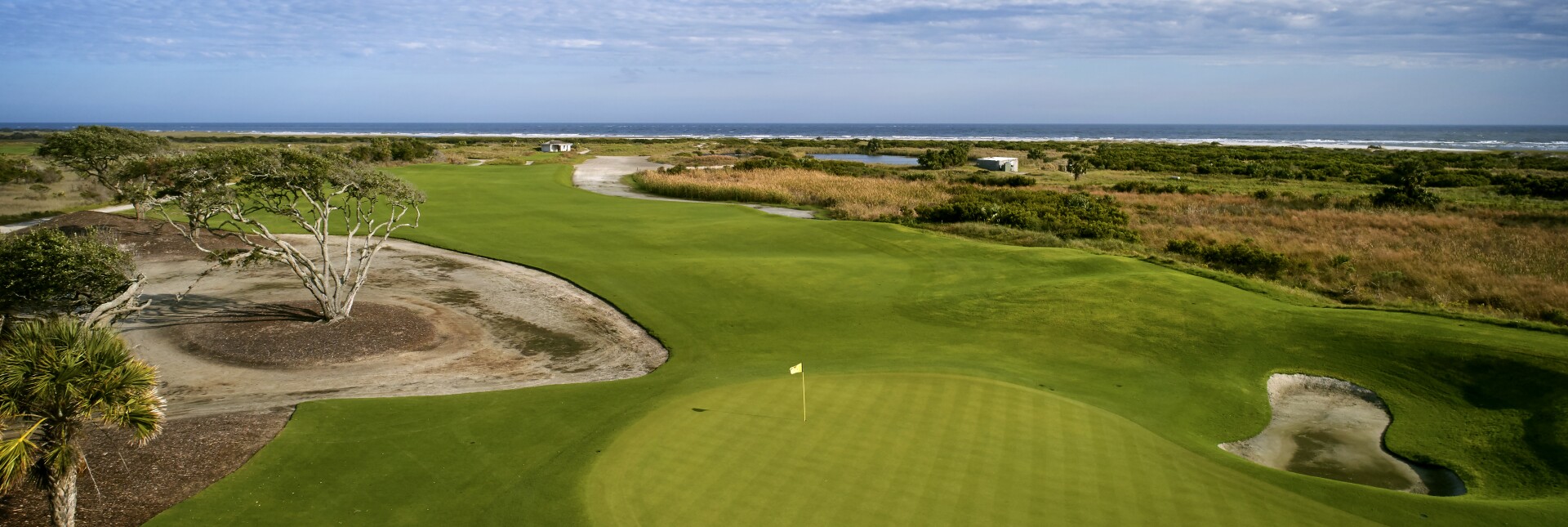 The sixth hole at the Ocean Course at Kiawah Island Golf Resort