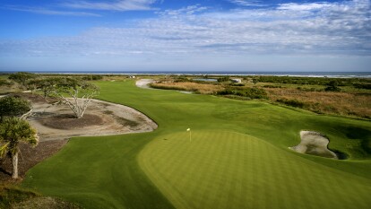 The sixth hole at the Ocean Course at Kiawah Island Golf Resort