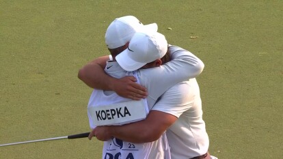 Watch Brooks Koepka's PGA Championship Winning Moment