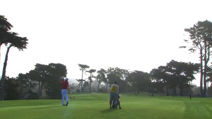 Bryson DeChambeau: Long approach on 10