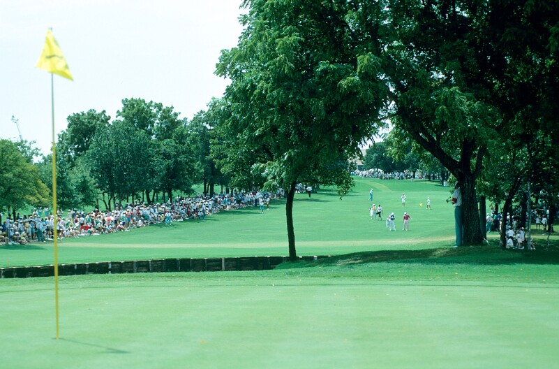 Oak Tree National in Edmund, Oklahoma hosted its first PGA Championship in 1988.