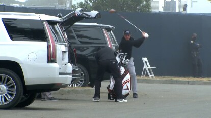 Phil Mickelson Arrival