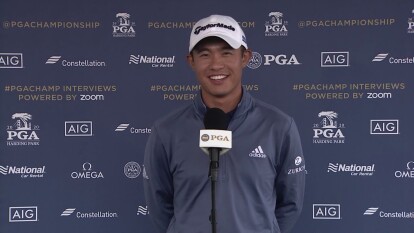 Collin Morikawa talks about his confidence going into this week