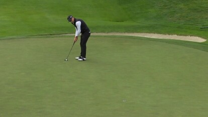 Zach Johnson made birdie on 17