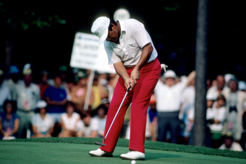 Lee Trevino during the 66th PGA Championship