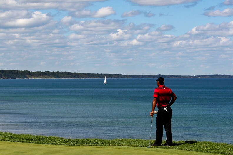 Tiger Woods at the PGA Championship