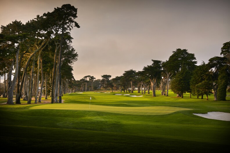 A view from the eighth hole of TPC Harding Park on October 2, 2018 in San Francisco, California