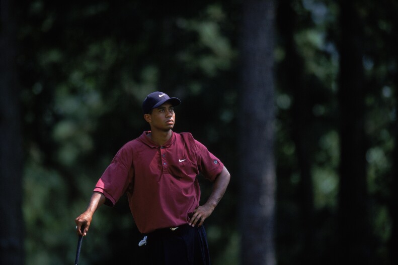 Tiger Woods at the PGA Championship