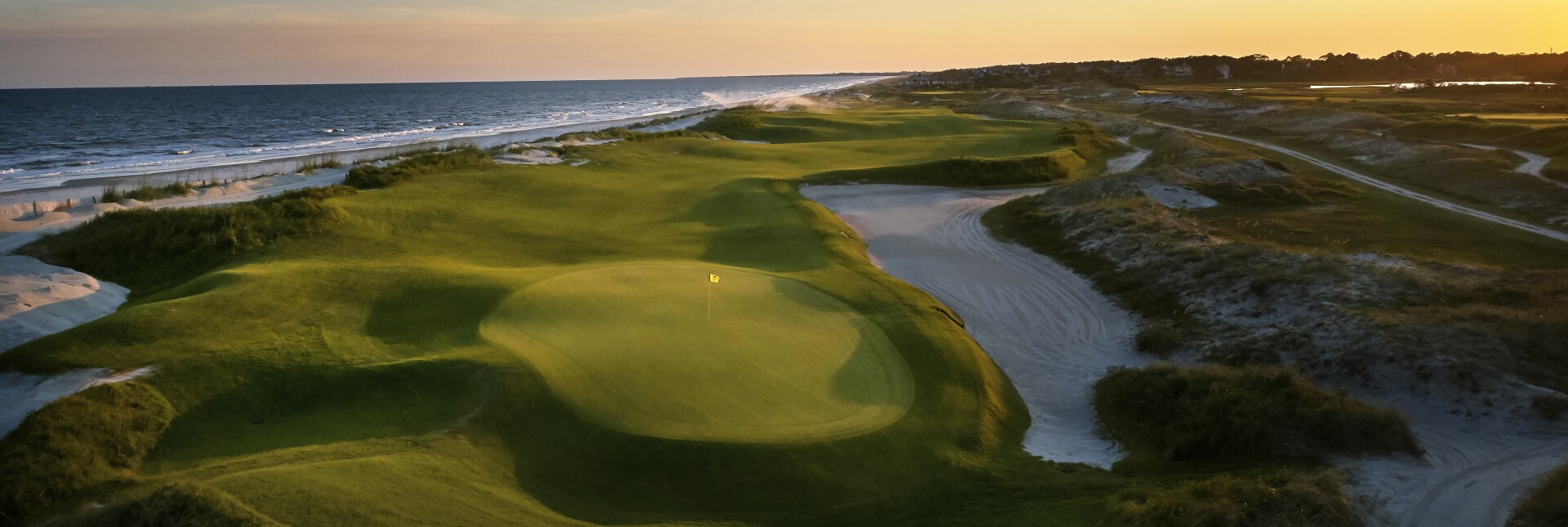 The fifteenth hole at the Ocean Course at Kiawah Island Golf Resort