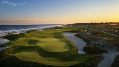 The fifteenth hole at the Ocean Course at Kiawah Island Golf Resort