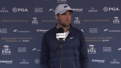 Scheffler (66) likes his solid start at TPC Harding Park