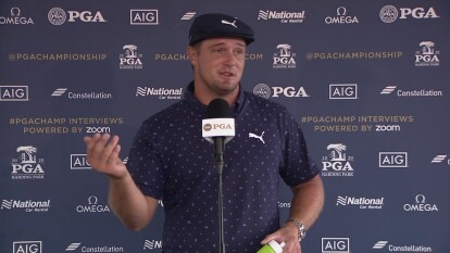 DeChambeau (68) recaps breaking his driver on seventh hole