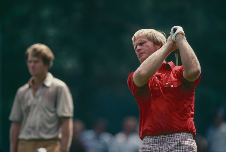 Jack Nicklaus during the 62nd PGA Championship