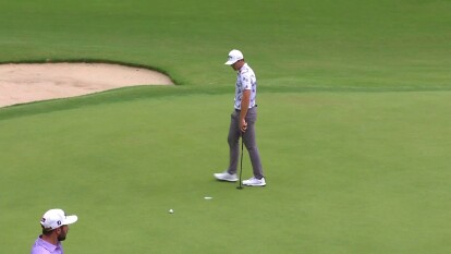 Rory and Tiger Navigate the Trees on 9