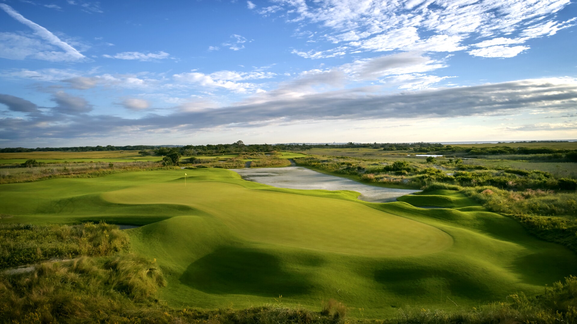 The fifth hole at the Ocean Course at Kiawah Island Golf Resort