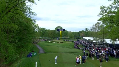 Scottie Scheffler nearly aces the 15th