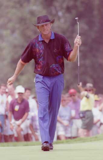 Fashion from the 90s at the PGA Championship