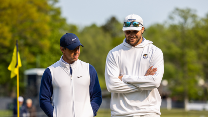 Rory McIlroy and Josh Allen